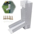 Rainwater Catcher Compatible with Standard White Downspout, 34 Inch
