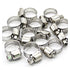 Adjustable Stainless Steel Hose Clamps for Fuel Lines Rubber Pipes and Fixed Clips, 13 to 19mm