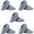 5 Pair Grey Adult Overshoe Covers, EU 37 to 43