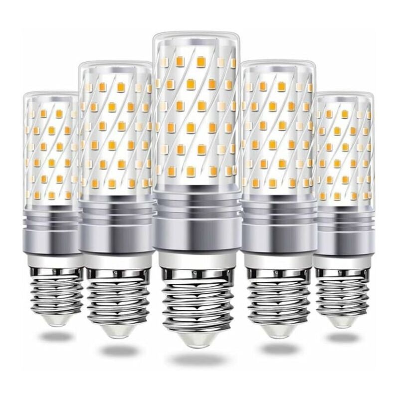 5 Pack E27 LED Corn Bulbs 16W 900lm AC 230V 360 Degree Beam, 6000K