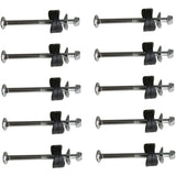 10 Pack Trampoline Screws Replacement Parts Stability Tool for Fixed Trampoline