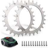 2 Pieces Stainless Steel Cleats, Compatible with Bosch Indego