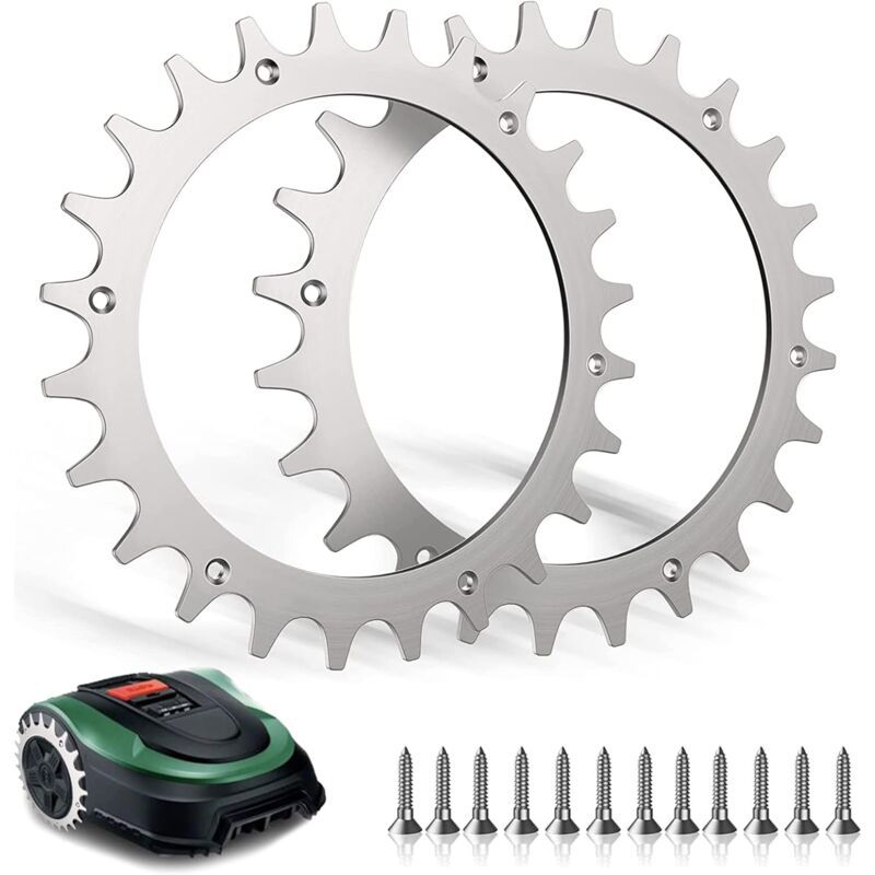 2 Pieces Stainless Steel Cleats, Compatible with Bosch Indego