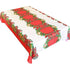 Tablecloth for Christmas Rectangular Polyester Stain Resistant Tablecloth Christmas Red Tablecloths Stain Resistant Table Protector for Parties