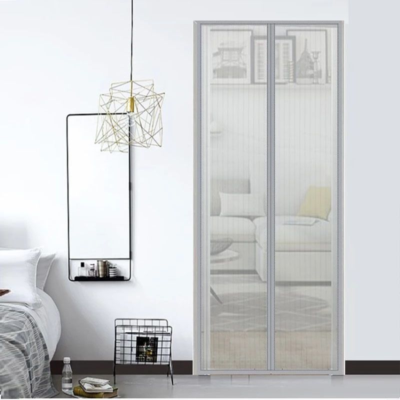 Magnetic Mosquito Net Curtain, Magnet Mosquito Net Door, Anti Mosquito Curtain Door, Patio Keeps Mosquitoes and Insects Out White 100x210CM