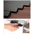 10 Pack Cabinet Hardware, Finger Edge Handles, Furniture Kitchen Door Drawer Handle, Concealed Pull Handles, Hole Pitch Long Black, 256mm, 300mm
