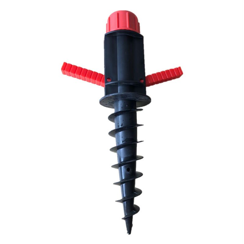 Parasol Support, Parasol Base to Screw Into The Ground, for Beach Sand or Land Parasol Feet, Parasol Hooks, Parasol Base Sand