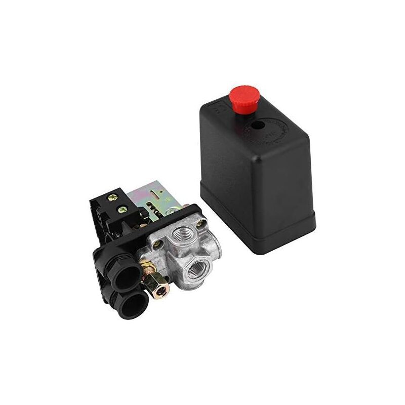 240V 16A Port 90PSI 120PSI Air Compressor Pressure Switch Control Regulator with Measurements for Rapid Pressure Reduction