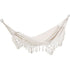 Portable Travel Hammock Bohemian Chic Style Hammock Canvas Total Dimensions 2.88L X 1.5l M Cotton Polyester Beige