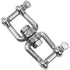 Double Ended Swivel Hook M8 Heavy Duty 360 Rotating Hook Stainless Steel Hanging with Removable Loops for Gym Sandbag Rope Chair Hammock Trapeze Yoga