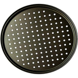 Pizza Punch Pan Carbon Steel Multi Purpose Perforated Oven Dish Non Stick Pizza Tray Pizza Trays Pastry, Pizza, Cake, Sandwiches, Sausage, Patties