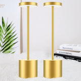 2 Pack Wireless LED Touch Bedside Lamps USB Rechargeable 3600mAh with 3 Color Temperatures