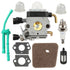 Carburetor Kit Compatible with Stihl FS38 FS45 FS46 FS55 KM55 with Fuel Line and Air Filter