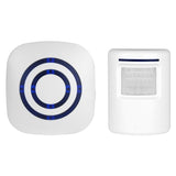 Wireless Doorbell Electric Door Chime Kit with 1 Receiver and 1 PIR Motion Detector Visitor Alert Sensor Security Alarm with 38 Melodies at 3 Volume