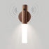 Lighting Wood Wall Light Battery LED Children s Night Light Wireless Motion Sensor Portable Vintage Closet Lamp USB Rechargeable Magnetic Night Lamp