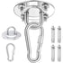 1 Pieces Heavy Duty Ceiling Hook, 450KG Capacity Stainless Steel Hammock Hanging Kit 180 Rotation for Concrete Wood Sets, Hanging Chair, Hanging Lamp