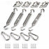 Shade Sail Fixing Kit, Stainless Steel Sun Shade Sail Fixing Kit for Triangle and Square, Rectangle, Sun Shade Sail Fixing Accessories M6