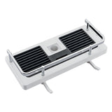 Shower Shelf for No Drilling Shower Rail, Bathroom Shelf, Shower Organizer with Shower Head Buckle and Hook for Shower Rail, 24mm, 25mm