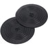 2 Pack Universal Silicone Rubber Drain Stopper, for Kitchen Sink, Bathroom Sink black, 15cm
