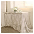 Rectangular Lace Tablecloth White, 150 x 300cm