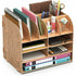 Wooden Desk Organizer for Pen Pencil A4 Paper and Accessories, 32 x 24 x 27cm