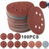 100 Pieces Sanding Disc, Sanding Discs 80, 180, 240, 320, 400, 800, 1000, 1500, 2000, 125mm