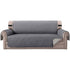 Protective Armchair Cover, Size 3 Seater Relax Reversible Quilted Cover Gray Color