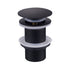 Pop up Drain, Pop up Drain Without Overflow, Universal Pop up Sink Drain, Sink Drain, Black Drain for Sink and Sink