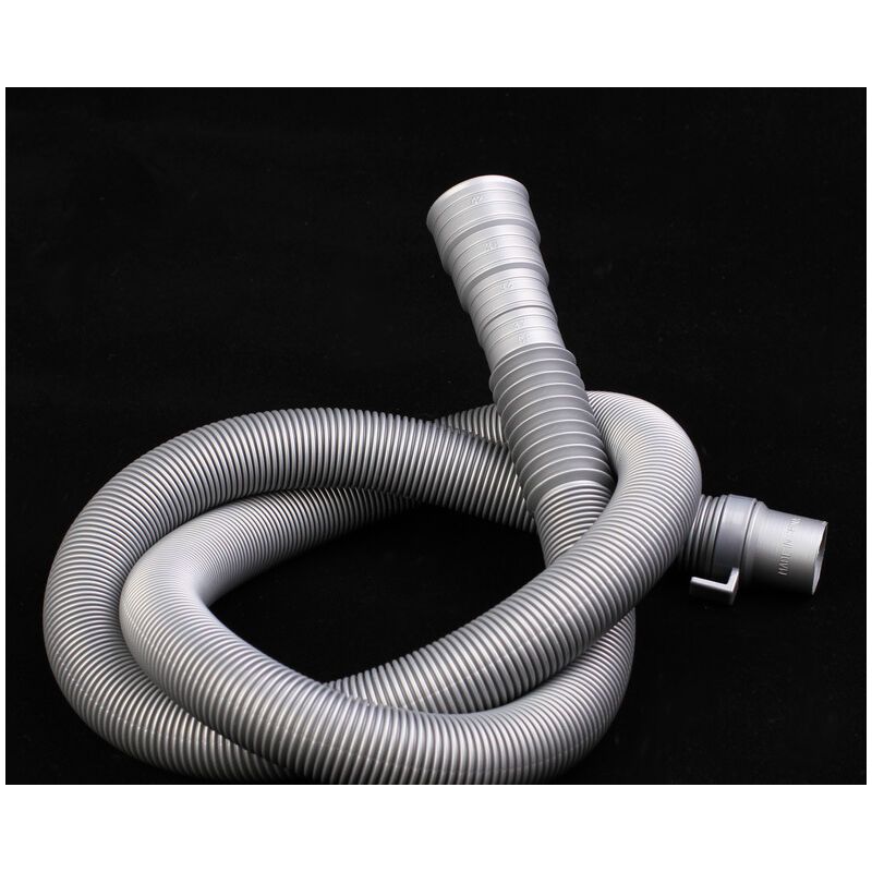 Corrugated Plastic Tube Washing Machine Drainage Extension Tube Gray, 2m