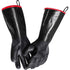 BBQ Gloves Waterproof Heat Resistant Turkey Fryer Cooking Gloves with Non Slip Textured Handle, 18 Inch