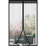 Mosquito Net Door Magnetic Anti Fly Curtain Anti Mosquito Door Curtain with Magnetic Closure Without Drilling for Balcony Door, 80cmx210cm