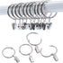30 Pieces Curtain, Curtain Rings with Clips, Strong Drapery Clips, Hooks on Tension Rod Holder