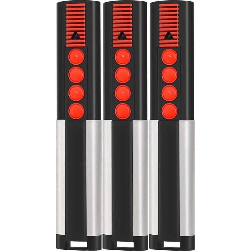 3 Pack 868 MHz Remote Controls for Gates and Garage Doors, Compatible with 4020 TX03-868-4, 4026 TX03-868-2, 4020V000, 4026V000, 4 Channels