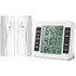 Amir Refrigerator Thermometer, Wireless Indoor Outdoor Thermometer, Temperature Sensor with Audible Alarm, Temperature Gauge for Freezer, Kitchen