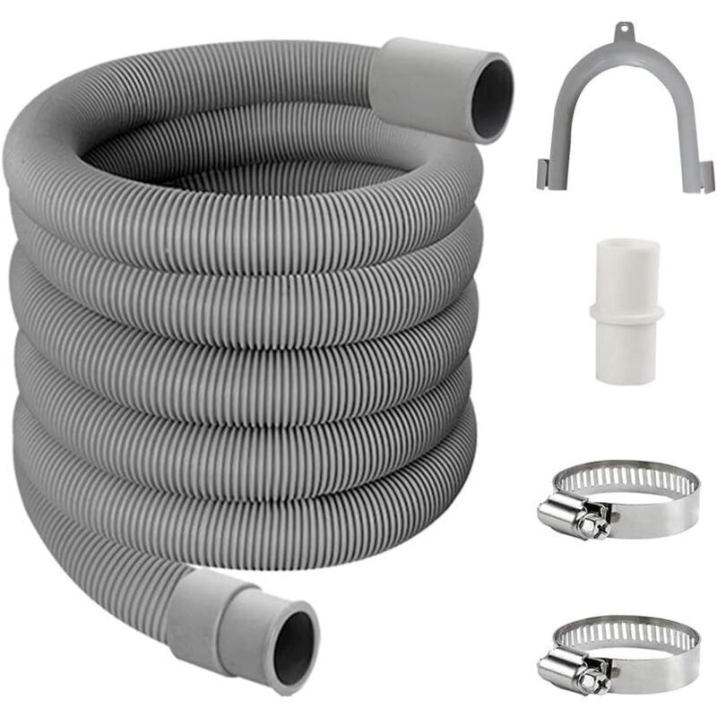 Drain Hose, Washing Machine Extension Kit, Washing Machine Drain Hose, Universal Drain Hose, Water Drain Hose, Washing Machine Hose, 3 m