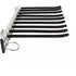Expandable Trouser Rack, Trouser Hanger, Pant Rack, 9 Scarves, Hanging Rail, Expandable Trousers for Wardrobe, Left Side Mount, 48 cm