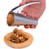 Nutcracker, Fits All Nuts, Minimal Effort to Crack Hard Shells, No Flying Shells and No Pinched Fingers, Silver