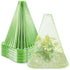20 Pack Reusable Green Plastic Plant Covers, Garden Cloches with 40 Stakes for Flowers and Vegetables