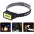 COB USB Rechargeable Headlamp with Red Light LED Head Lamp for Outdoor Hiking Running Camping Accessories