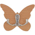 Wooden Butterfly Wall Hook, Wooden Wall Hanger for Coat, Clothes, Hat, Towel