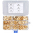 540 Pcs Gold Brass Ring Terminal M3 M4 M5 M6 M8 M10 O Shape Terminal Wire Connector