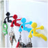 4 Pcs 4 Colors, Heavy Duty Magnetic Key Hooks with Wall Mounts