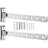 2 Pack Stainless Steel Folding Wall Mounted Clothes Drying Racks, Wall Mounted Foldable Clothes Hanger with Screws and Plugs for Bedroom Living Room