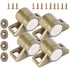 4 Pcs Zinc Alloy Magnetic Door Catch Vintage Zinc Alloy Cabinet Hardware Green Bronze
