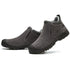 Slip-on Welding Safety Shoes, Non-Slip Rubber Sole, Abrasion Resistant Anti-Scald Work Shoes for Welders, Grey, 41EU