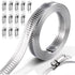 Hose Clamps, 304 Stainless Steel Hose Clamps, Adjustable Hose Clamps, Stainless Steel Hose Clamps