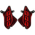 Red Rear Bumper Reflector Light, Brake Light, Position Light and Sequential Turn Signal Compatible with Highlander 2020 to 2023