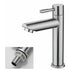 Bathroom Faucet Cold Water Only Sink Faucet Chrome Plated Surface Durable Copper Hand Wash Faucet Removable Aerator Cartridge Convenient to Clean or