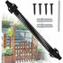 Spring Door Closer Adjustable Door Closer Outdoor Carbon Steel Spring Door Closer Screw Garden Door Closer for Household Gates Farm Fences, 14 Inch