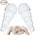 12 Pcs Silicone Stretch Lids, Silicone Lids, Stretch Lids, Silicone Stretch Lids in Different, Healthy Stretch Lid Fresh Food for Bowl, Sizes